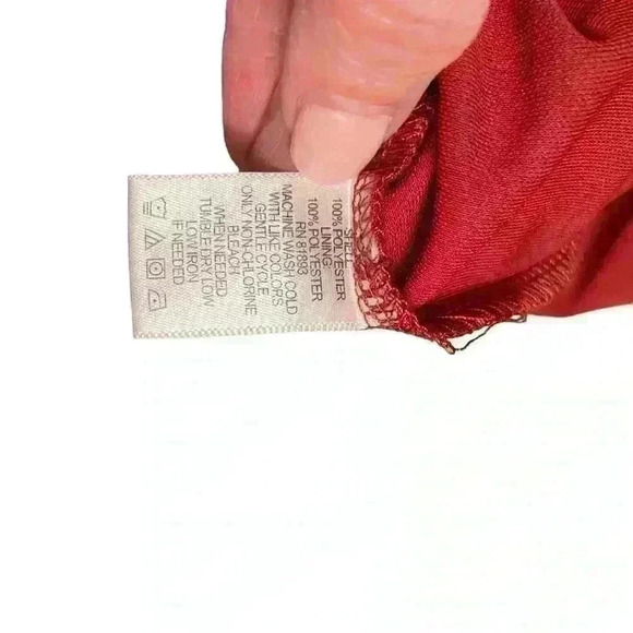 H by Halston Mock Wrap Dress. Size M. Front knot design - Picture 5 of 6